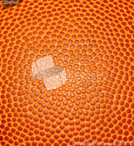 Image of Basketball closeup