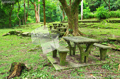 Image of picnic place