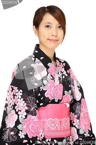 Image of Japanese kimono woman