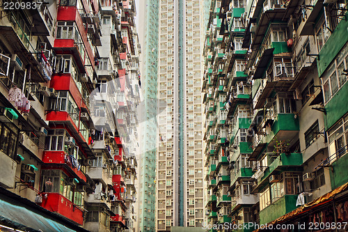 Image of Old apartments in Hong Kong