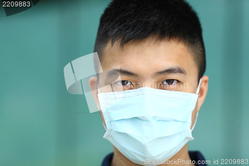 Image of man wear face mask