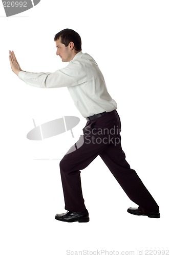 Image of pushing