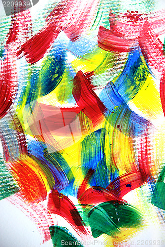 Image of Vivid playful strokes background  