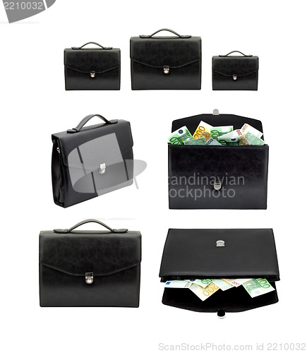 Image of Briefcase with money