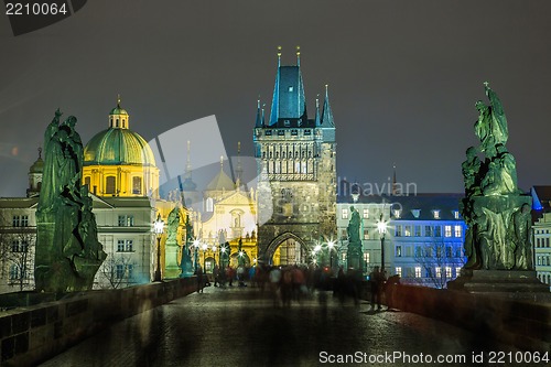 Image of Karlov or charles bridge in Prague