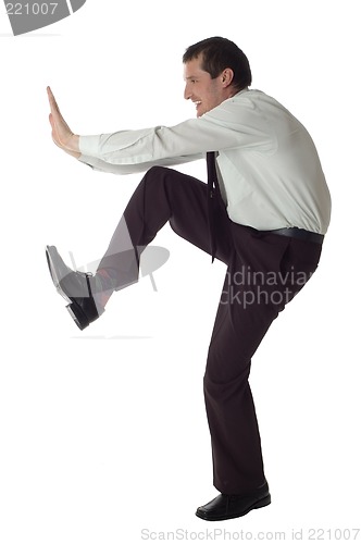 Image of pushing