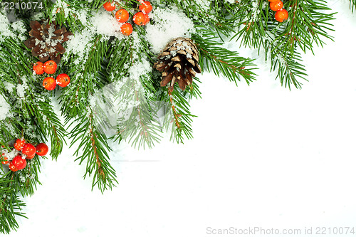 Image of Christmas background. Eve framework