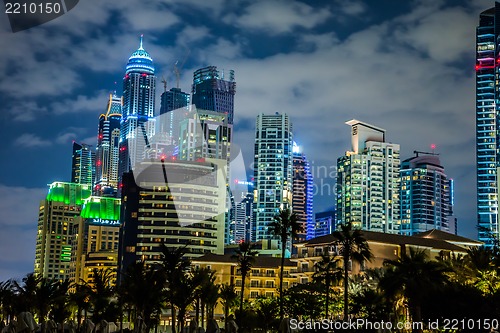 Image of Dubai Marina cityscape, UAE