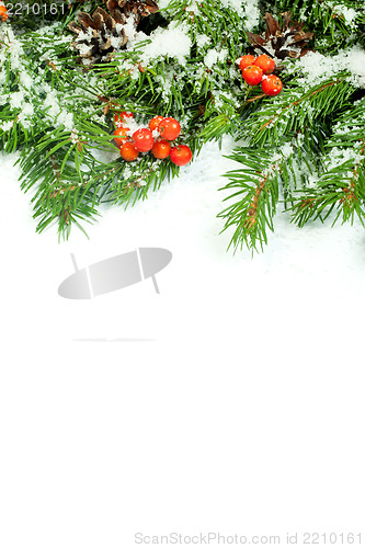 Image of Christmas background. Eve framework