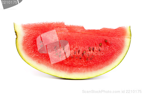 Image of Slice of Watermelon isolated on white
