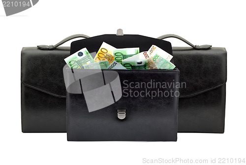 Image of Briefcase with money