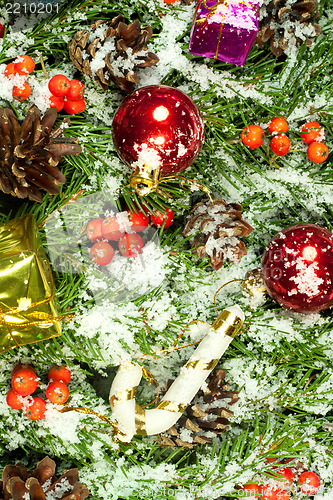 Image of Christmas background. Eve framework