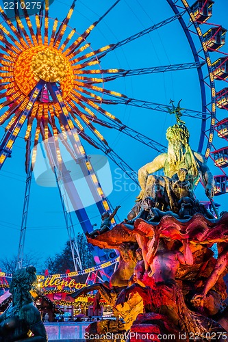 Image of Colorful Ferris Wheel