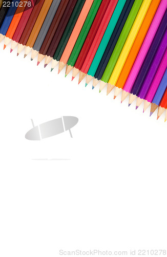 Image of Assortment of coloured pencils
