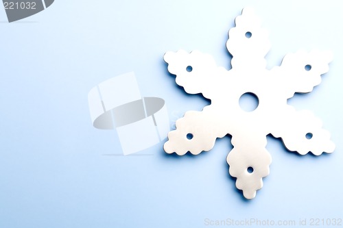 Image of snowflake background