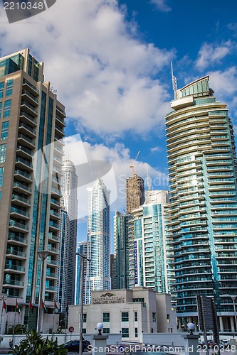 Image of Dubai Marina cityscape, UAE