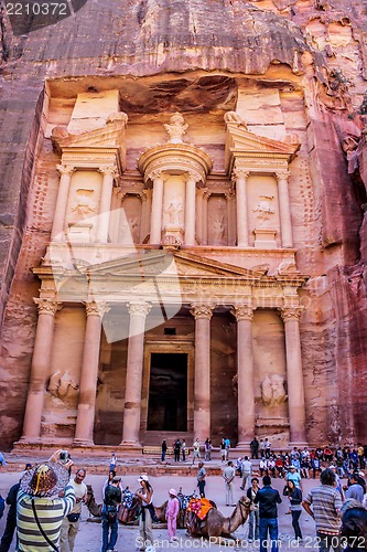 Image of Al Khazneh or The Treasury at Petra, Jordan