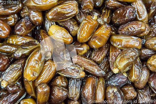 Image of dates in the street shop in Dubai