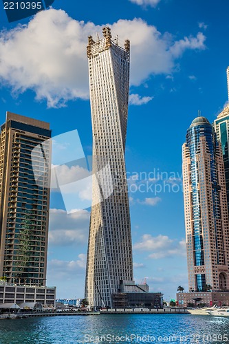 Image of Dubai Marina cityscape, UAE