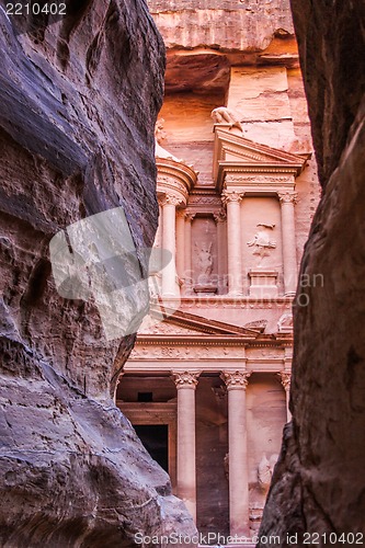 Image of Al Khazneh or The Treasury at Petra, Jordan