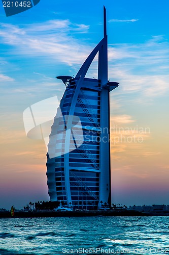 Image of Burj Al Arab is a luxury 5 stars hotel