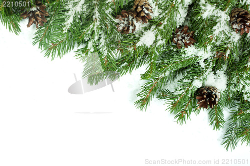 Image of Christmas background. Eve framework