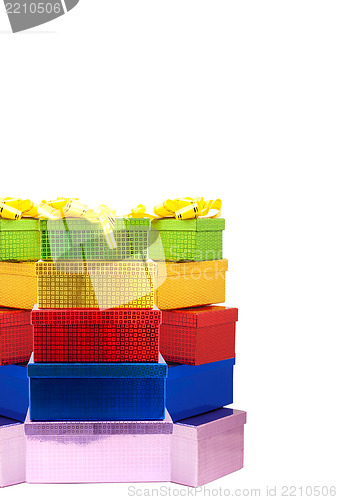 Image of Colour gift boxes