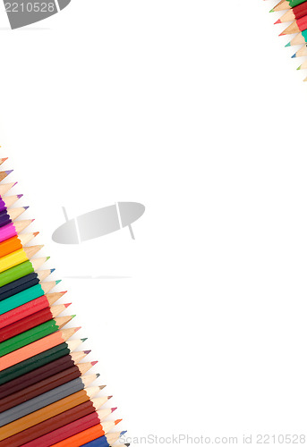 Image of Assortment of coloured pencils