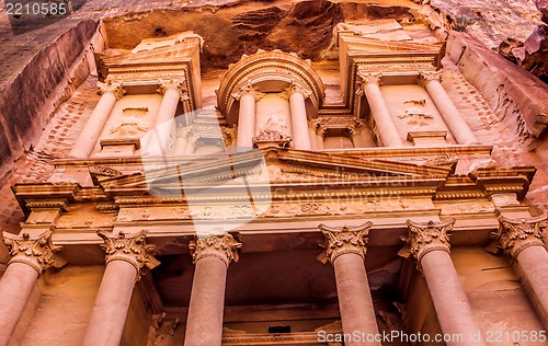 Image of Al Khazneh or The Treasury at Petra, Jordan