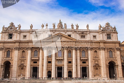 Image of St. Peter's Basilica in Vatican City in Rome, Italy.