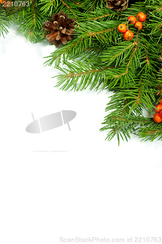 Image of Christmas background. Eve framework