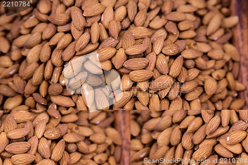 Image of Almond  in the street shop in Dubai