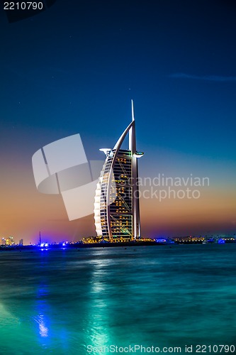 Image of Burj Al Arab is a luxury 5 stars hotel