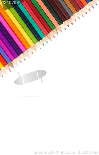 Image of Assortment of coloured pencils