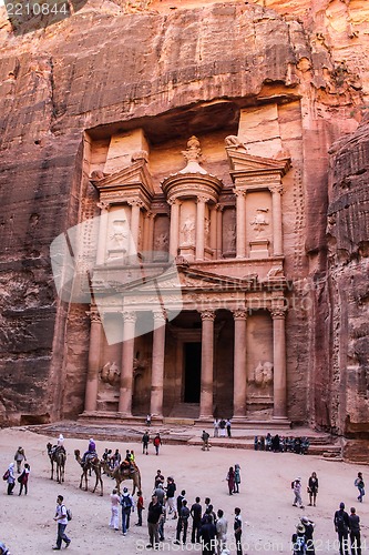 Image of Al Khazneh or The Treasury at Petra, Jordan