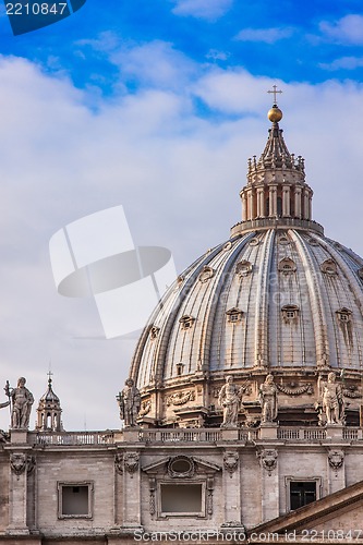 Image of St. Peter's Basilica in Vatican City in Rome, Italy.