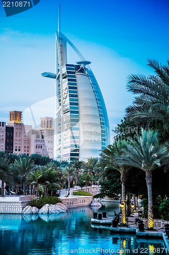 Image of Burj Al Arab is a luxury 5 stars hotel