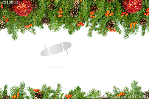 Image of Christmas background. Eve framework