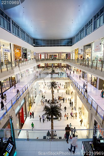 Image of Interior View of Dubai Mall - world's largest shopping mall