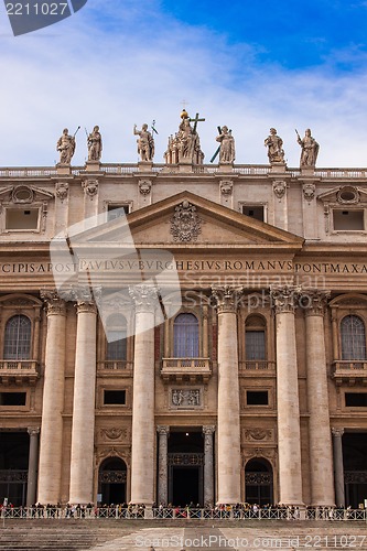 Image of St. Peter's Basilica in Vatican City in Rome, Italy.