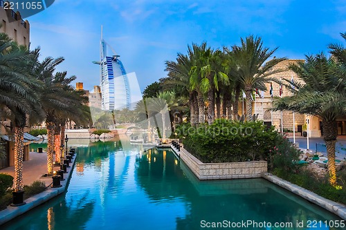 Image of Burj Al Arab is a luxury 5 stars hotel