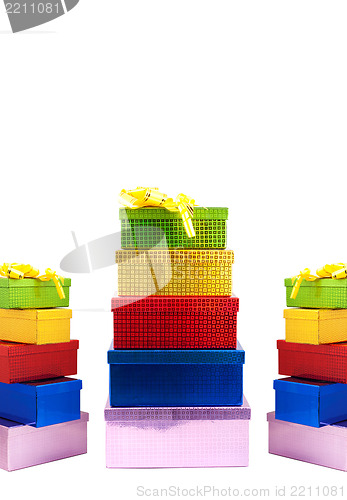 Image of Colour gift boxes