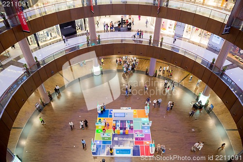 Image of Interior View of Dubai Mall - world's largest shopping mall