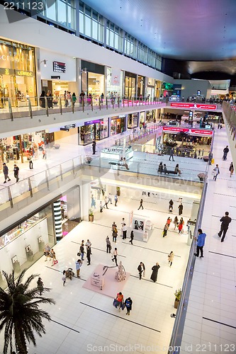 Image of Interior View of Dubai Mall - world's largest shopping mall