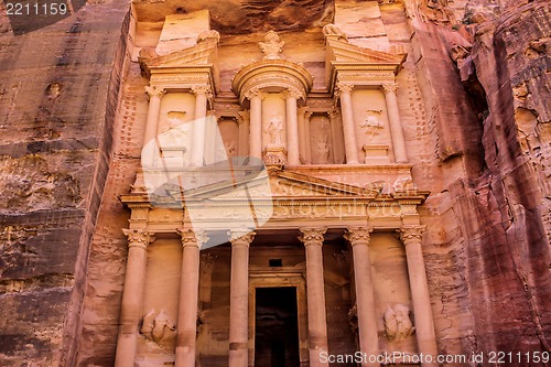 Image of Al Khazneh or The Treasury at Petra, Jordan