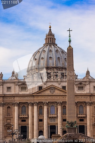 Image of St. Peter's Basilica in Vatican City in Rome, Italy.