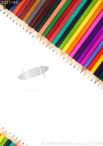 Image of Assortment of coloured pencils