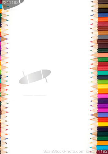 Image of Assortment of coloured pencils
