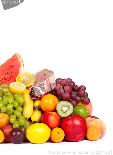 Image of Huge group of fresh fruits