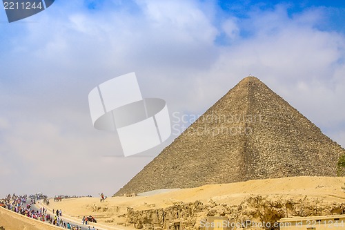 Image of Sphinx and the Great Pyramid in the Egypt